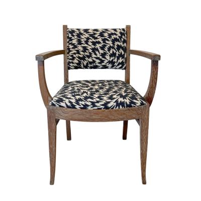 De Coene Fr res Art Deco Armchair by De Coene Fr res Limed Oak Belgium circa 1935