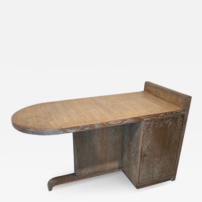  De Coene Fr res Art Deco Desk by De Coene Fr res Limed Oak Belgium circa 1935