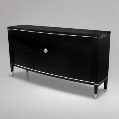  De Coene Fr res Art Deco Ebonized Sideboard by De Coene Fr res Belgium 1930s