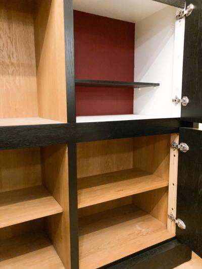  De Coene Fr res Black Brutalist Cocktail Cabinet by De Coene