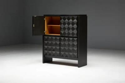 De Coene Fr res Brutalist Cabinet by De Coene Belgium 1970s