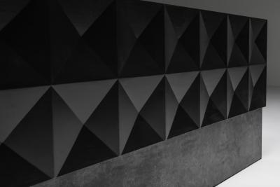  De Coene Fr res Brutalist De Coene Inspired Credenza 1970s