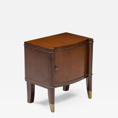  De Coene Fr res De Coene Brown Bed Side Table 1960s