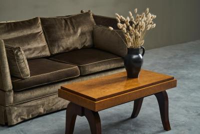  De Coene Fr res De Coene Fr res Very Elegant Art Deco Coffee Table Belgium 1930s