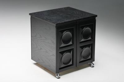 De Coene Fr res De Coene Style Brutalist Bar Trolley 1970s