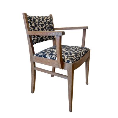  De Coene Fr res Pair of Art Deco Armchairs De Coene Fr res Limed Oak Belgium circa 1935