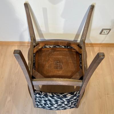  De Coene Fr res Pair of Art Deco Armchairs De Coene Fr res Limed Oak Belgium circa 1935