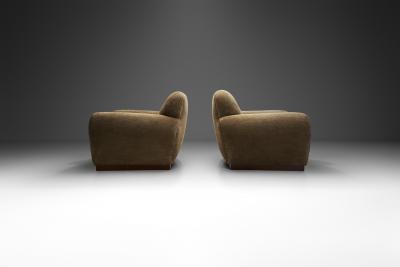  De Coene Fr res Pair of Art Deco Club Chairs by De Coene Fr res Belgium 20th Century