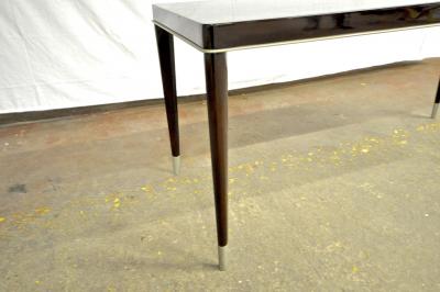  De Coene Maison De Coene Superb Art Deco Coffee Table with Silver End Leg