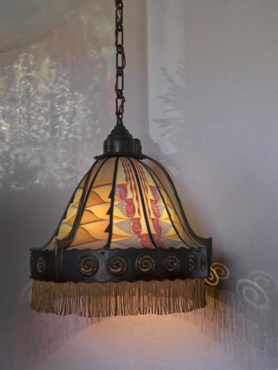  De Nieuwe Honsel De Nieuwe Honsel Amsterdam School Pendant Lamp circa 1925