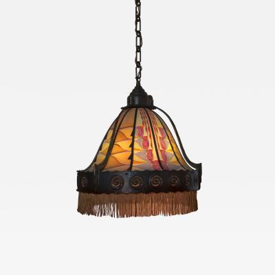  De Nieuwe Honsel De Nieuwe Honsel Amsterdam School Pendant Lamp circa 1925