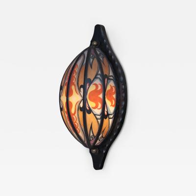  De Nieuwe Honsel De Nieuwe Honsel Amsterdam School Wall Sconce circa 1925