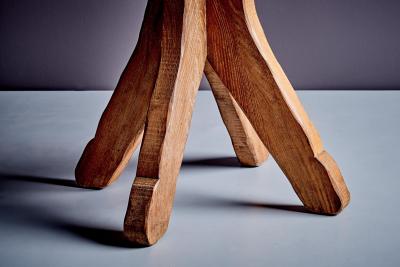  De Puydt Brutalist Dining Room Set consisting of 5 chairs and dining table by De Puydt