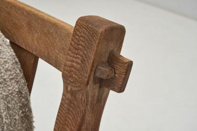  De Puydt De Puydt Three Seater Sofa with Upholstered Cushions Belgium 1970s