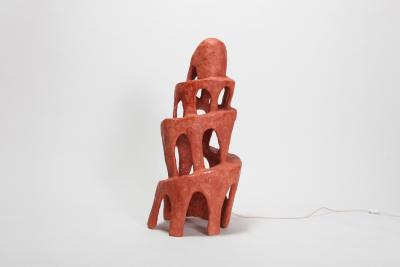  Decio Studio Cotta Tower Lamp by Decio Studio Made at alfa brussels for Everyday Gallery