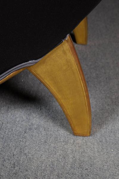  Decoration Levitan Fine And Stylish Pair of Art Deco Giltwood Armchairs by Decoration Levitan