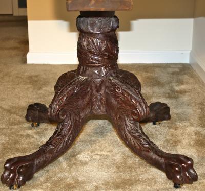  Deming Bulkley American Classical Drop Leaf Pedestal Table