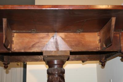  Deming Bulkley American Classical Drop Leaf Pedestal Table