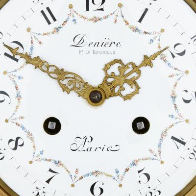  Deni re et Fils Antique Parisian mantel clock and candelabra set by Deni re et Fils