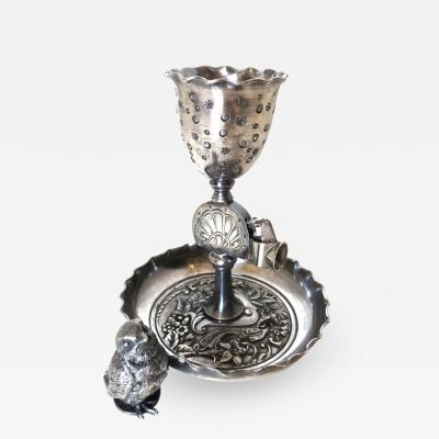  Derby Silver Company Silver Plated Cigar Cutter Ash Tray Epergne