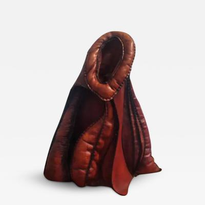  Deru Abstract Deru Style Leather Sculpture