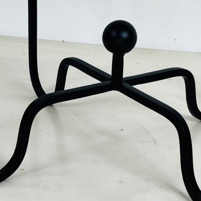  Design Fr res 2 Tier Entretoise Side Table in Silver Travertine by Design Fr res