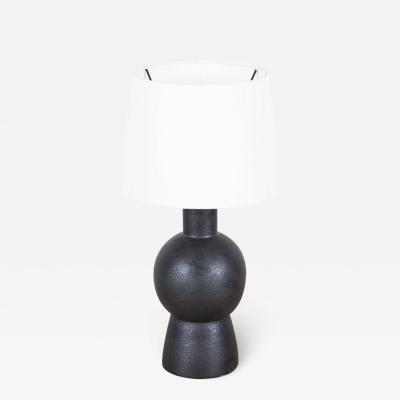  Design Fr res Black Bilboquet Stoneware Lamp by Design Fr res Description