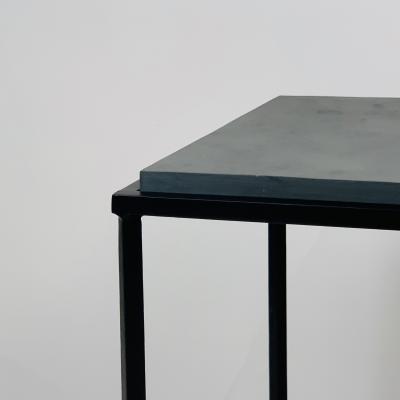  Design Fr res Chic Grey Slate Entretoise Side Table by Design Fr res