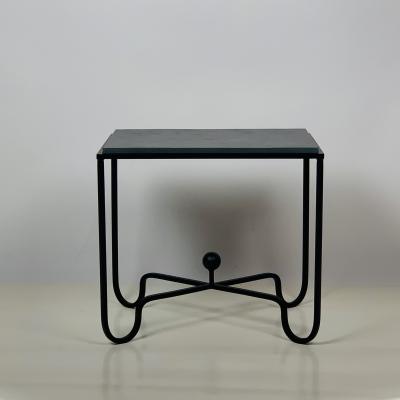  Design Fr res Chic Grey Slate Entretoise Side Table by Design Fr res