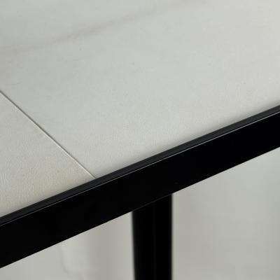  Design Fr res Corniche Wrought Iron Brass and Parchment Top Console by Design Fr res