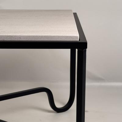  Design Fr res Cream Limestone Entretoise Coffee Table by Design Fr res