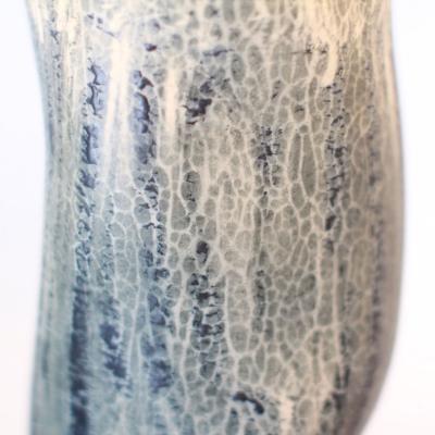  Design Fr res Difforme Tiger Glaze Table Lamp with Parchment Shade by Design Fr res