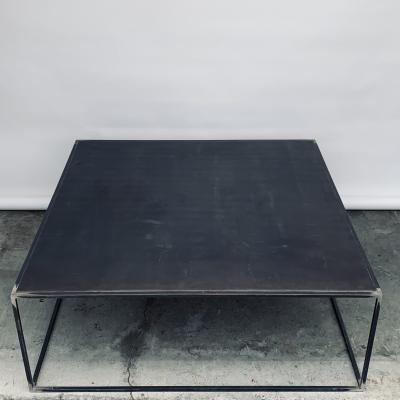  Design Fr res Huge Minimalist Filiforme Patinated Steel Coffee Table by Design Fr res