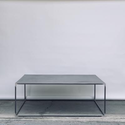  Design Fr res Huge Minimalist Filiforme Patinated Steel Coffee Table by Design Fr res