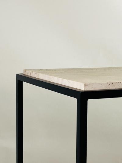  Design Fr res Large Diagramme Travertine Console by Design Fr res