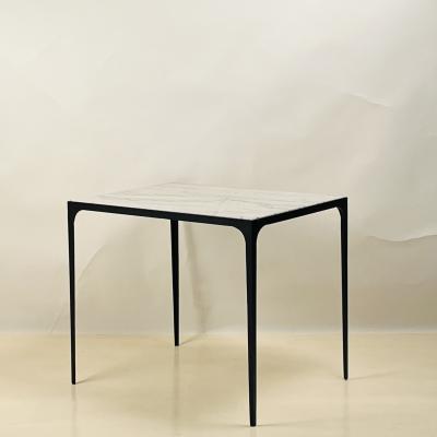  Design Fr res Large Esquisse Wrought Iron and Macaubas Stone End Table by Design Fr res