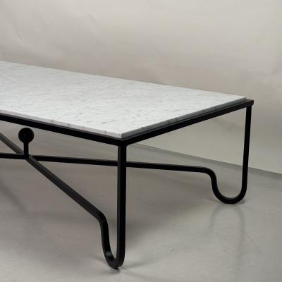  Design Fr res Large Honed White Marble Entretoise Coffee Table by Design Fr res
