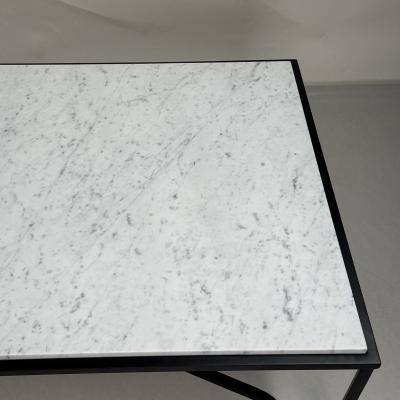  Design Fr res Large Honed White Marble Entretoise Coffee Table by Design Fr res