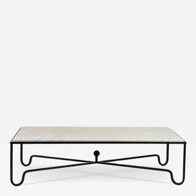  Design Fr res Large Honed White Marble Entretoise Coffee Table by Design Fr res