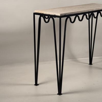  Design Fr res Large M andre Travertine Console by Design Fr res