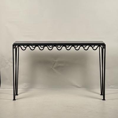  Design Fr res Long M andre Bronze and Nero Marquina Console by Design Fr res