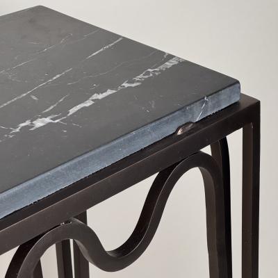  Design Fr res Long M andre Bronze and Nero Marquina Console by Design Fr res