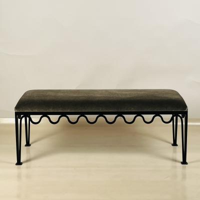  Design Fr res M andre Bench by Design Fr res in Mohair Velvet or COM