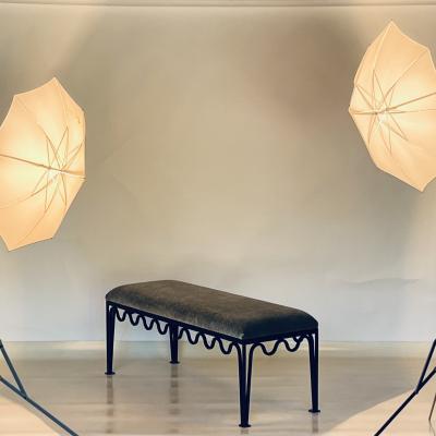  Design Fr res M andre Bench by Design Fr res in Mohair Velvet or COM