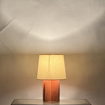  Design Fr res Orange Osage Croisillon Lamp with Custom Paper Shade by Design Fr res