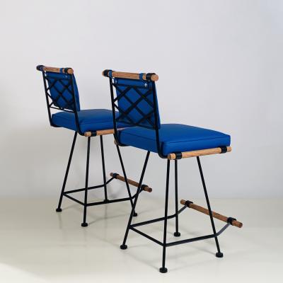  Design Fr res Pair Los Feliz Swiveling Counter Stools by Design Fr res