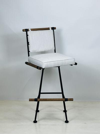  Design Fr res Pair of Antibes Swiveling Bar Stools by Design Fr res in COM