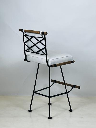  Design Fr res Pair of Antibes Swiveling Bar Stools by Design Fr res in COM