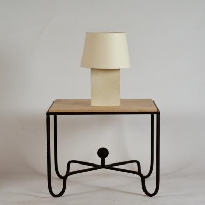  Design Fr res Pair of Bloc Parchment Table Lamp by Design Fr res