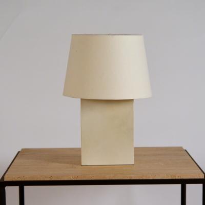  Design Fr res Pair of Bloc Parchment Table Lamp by Design Fr res